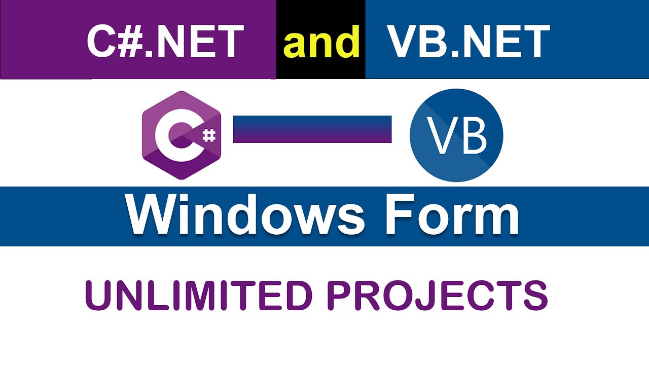 C#.NET and VB.NET Windows Forms Project