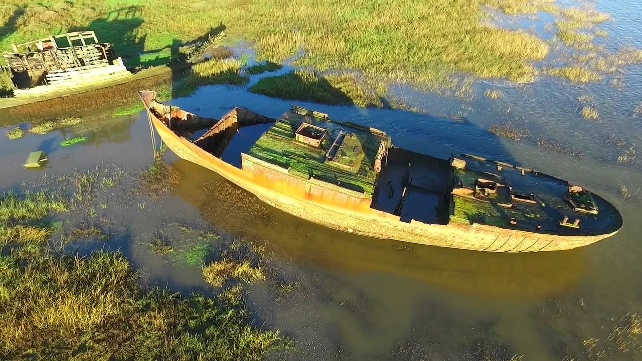 shipwrecks fleetwood filmed from phantom drone