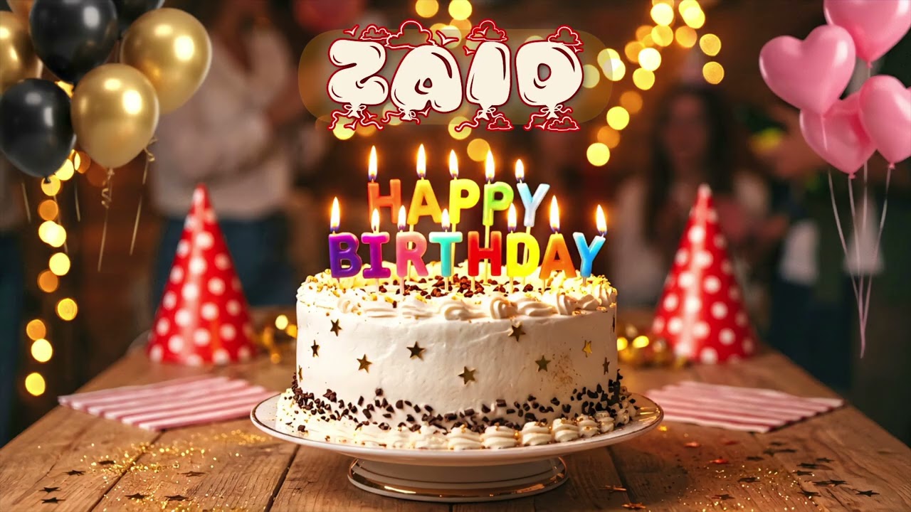 Happy Birthday Zaid  Personalized Birthday Song
