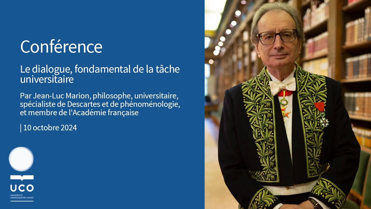 🎙️ Conférence inaugurale avec Jean-Luc Marion | Rentrée solennelle UCO 24-25