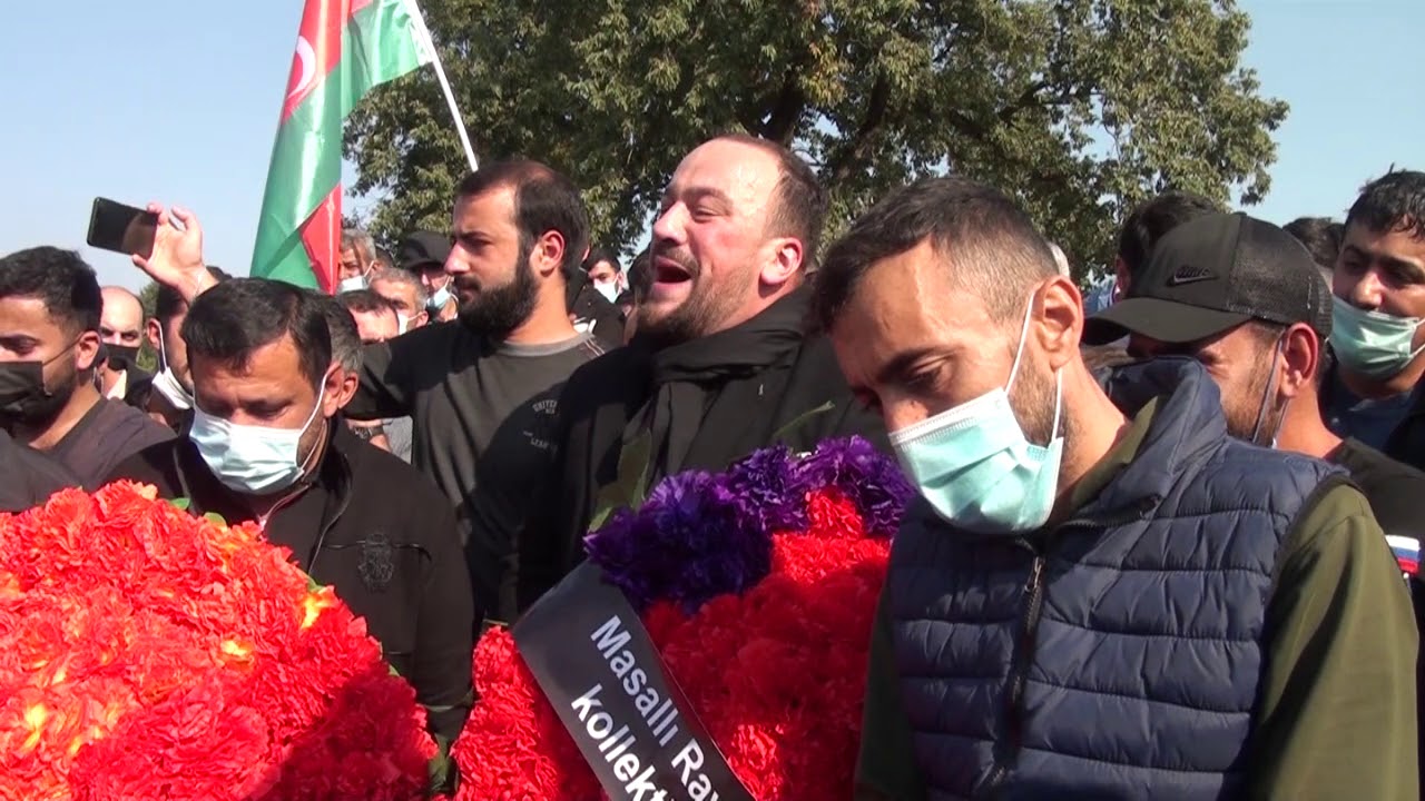 Seyyid Taleh Sehid Quliyev Eli Turac Oglunun Defn Merasiminde