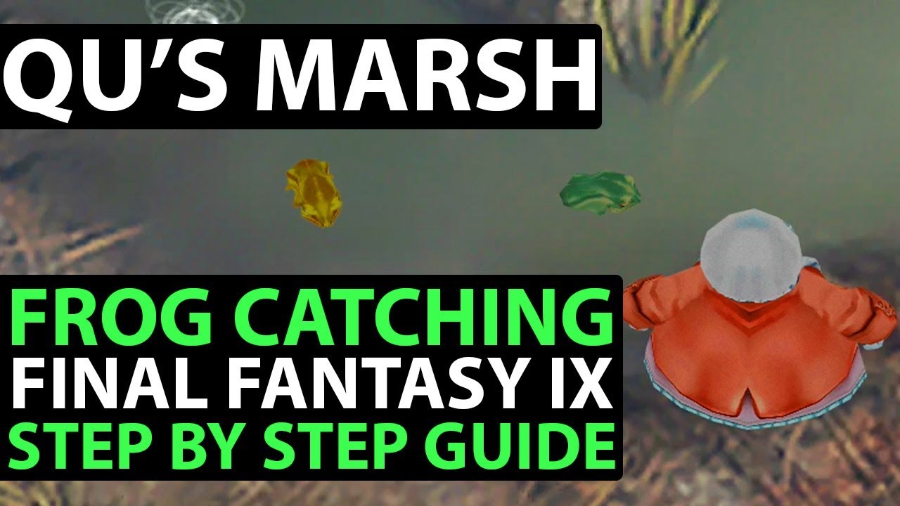 Final Fantasy 9 PS4 Walkthrough - Frog Catching Guide - Qu's Marsh & Golden Frog Tutorial