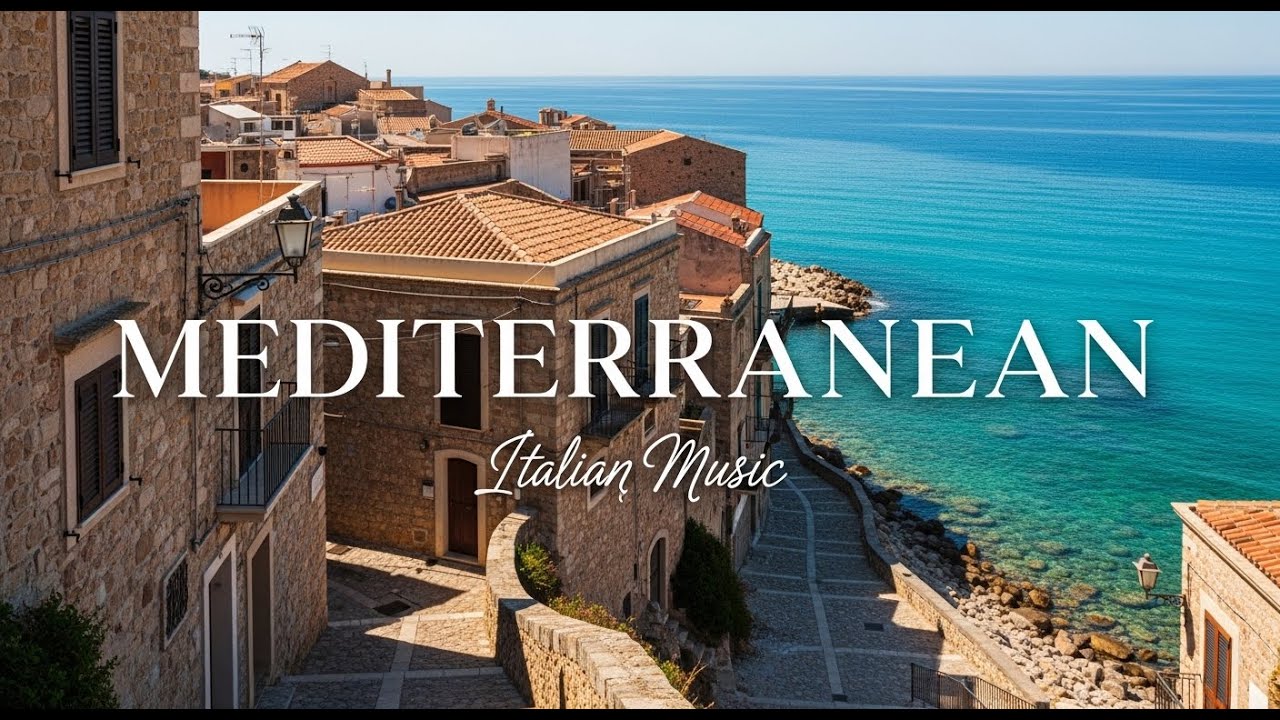 🎶 Italian Greek Mediterranean Chill Music 🌊 Relaxing Seaside Scenery