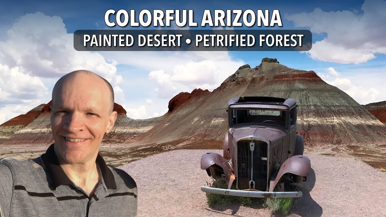 Route 66 still winds through the Painted Desert • Petrified Forest NP
