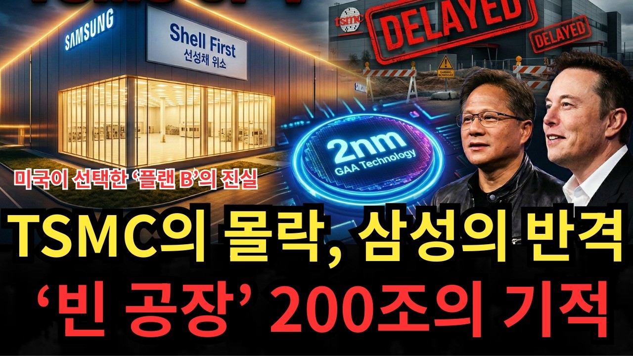 TSMC 말고 삼성! 돌변한 미국에 대만 발칵, 200조 수주 폭발한 진짜 이유