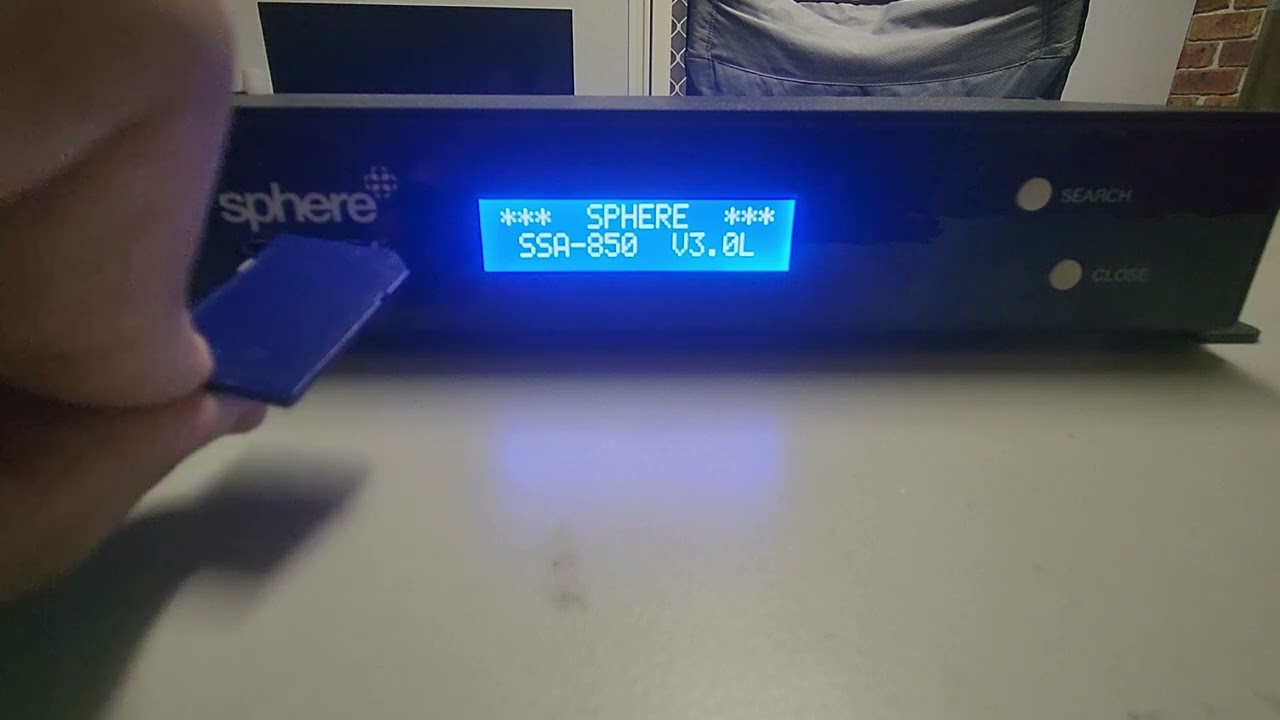 Sphere IDU firmware & satellite setting change