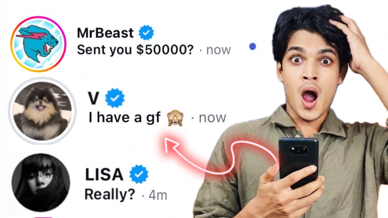 I Messaged 100 CELEBRITIES &mdash; THEY REPLIED? 😱
