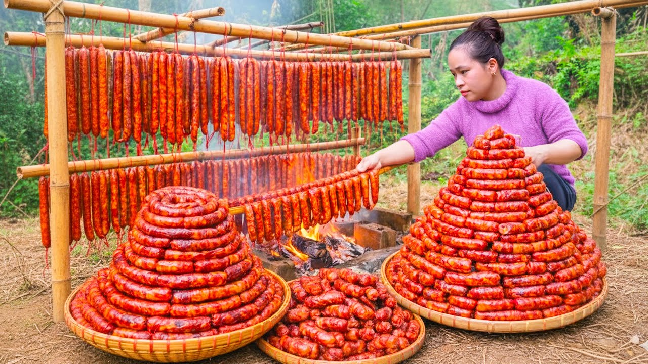 Homemade Recipe: How to Make Sausage From Pork - Traditional Way to Preserve Meat All Year