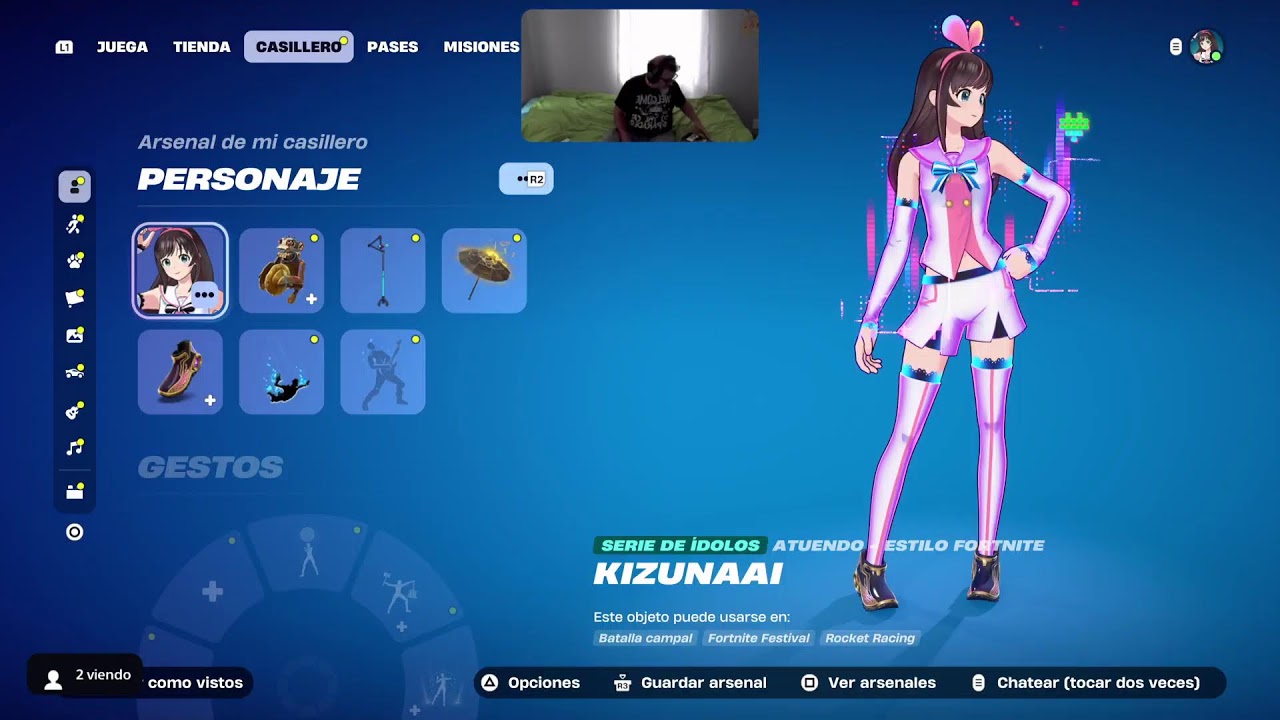 Fortnite partida con eva Pérez 