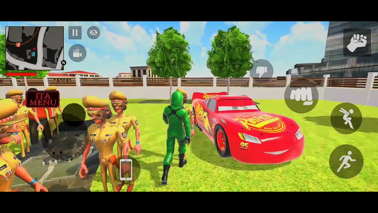 Green cirimenel mc queen ke sath ride pe gaya