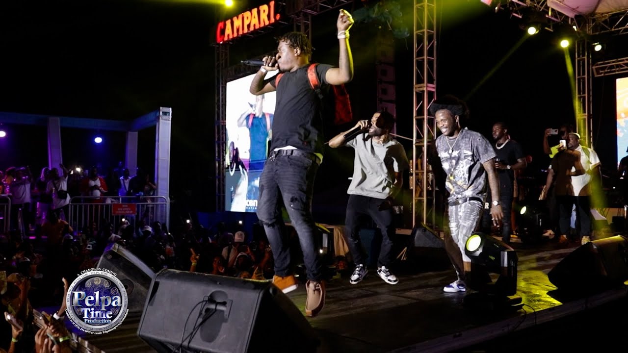SKENG get stopped by the police VALIANT & JAHSHII finish the show, Xklusive AT Sharkie Sea food