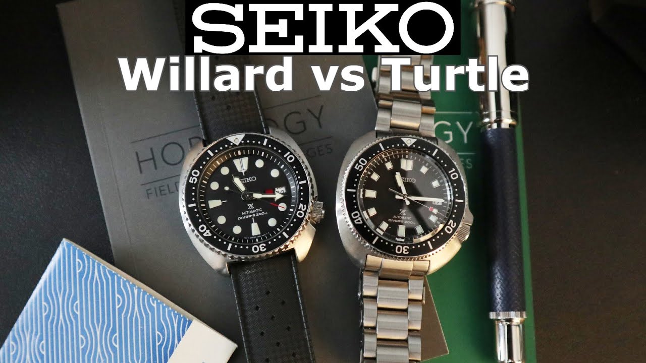 Seiko Captain Willard SBDC109 Vs the Seiko Turtle SRP777 - Prospex 200m Automatic diver Comparison