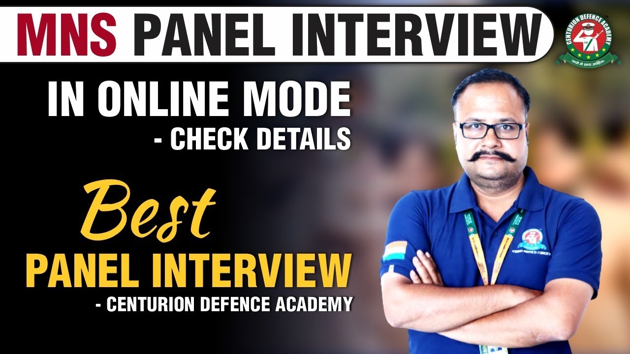 Prepare for MNS Panel Interview Online | Best MNS Interview Coaching | Centurion Defence Academy