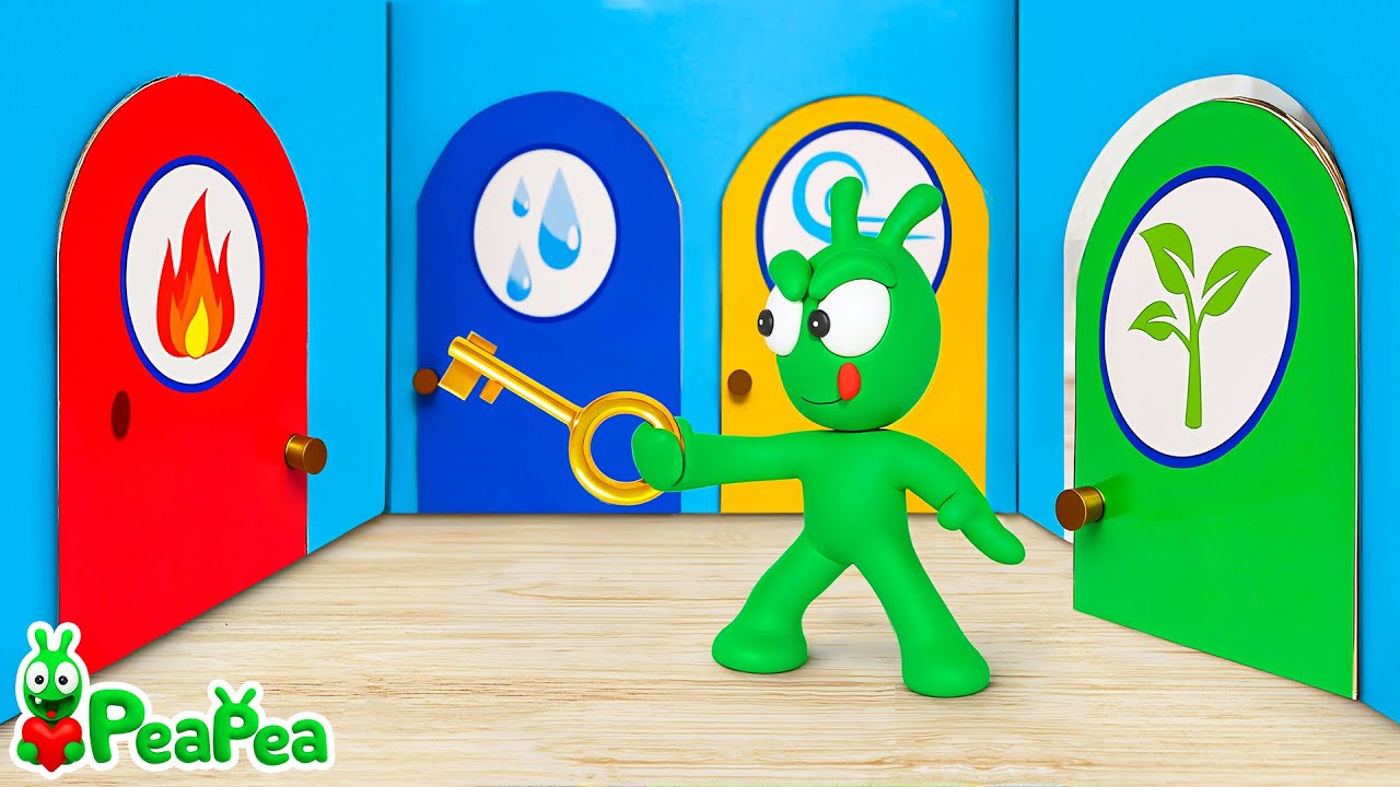 Pea Pea and the Four Secret Element Rooms – Which Room Will Excite Pea Pea the Most?