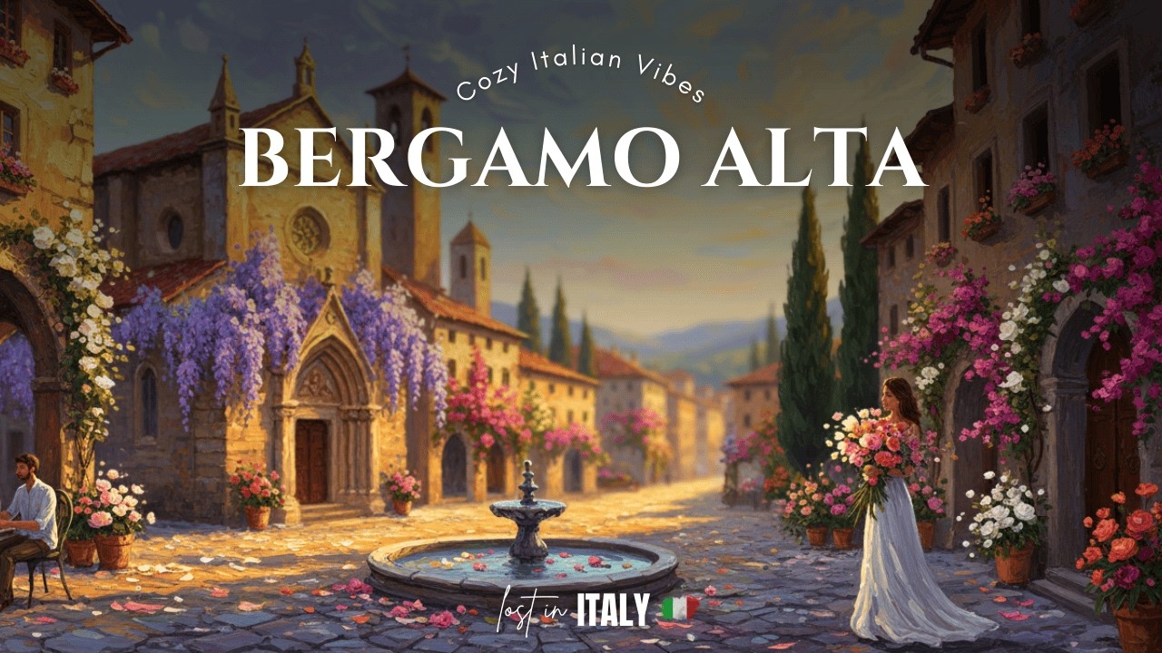 𝐁𝐋𝐎𝐎𝐌𝐈𝐍𝐆 𝐁𝐄𝐑𝐆𝐀𝐌𝐎 🌸 Italian Instrumental Music | Bergamo Alta Playlist