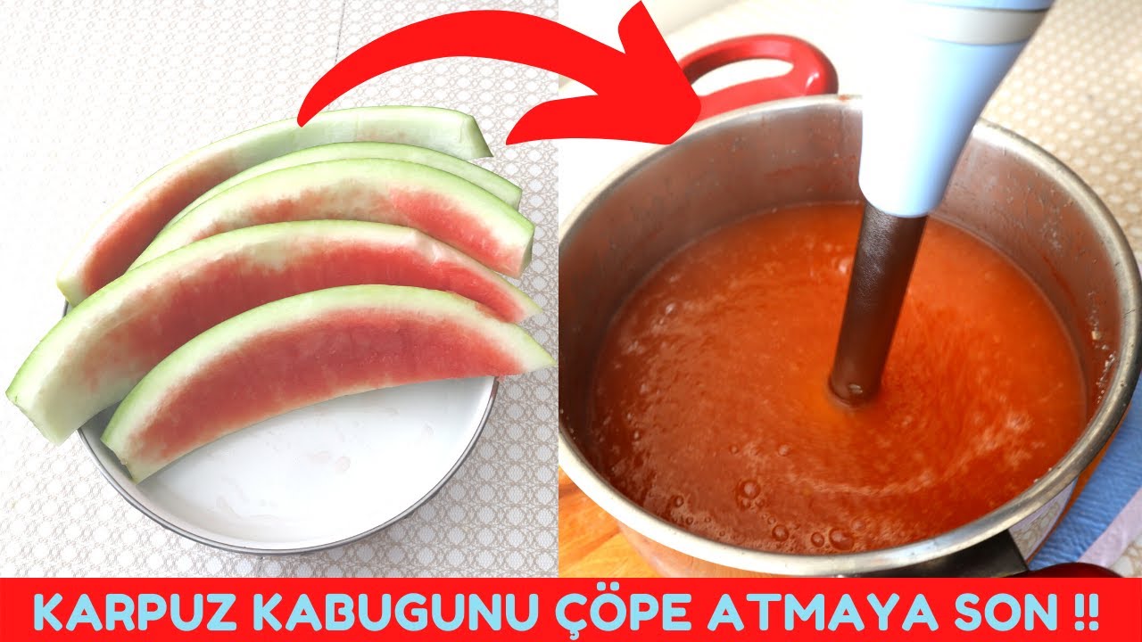 KARPUZ KABUĞUNU ÇÖPE ATMAYA SON ❗❗ BU TARİFTEN SONRA SOFRALARIN BAŞ TACI OLACAK