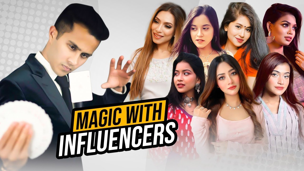 Magic Tricks, Prank & Tutorial With Popular Influencers | Magic Razik