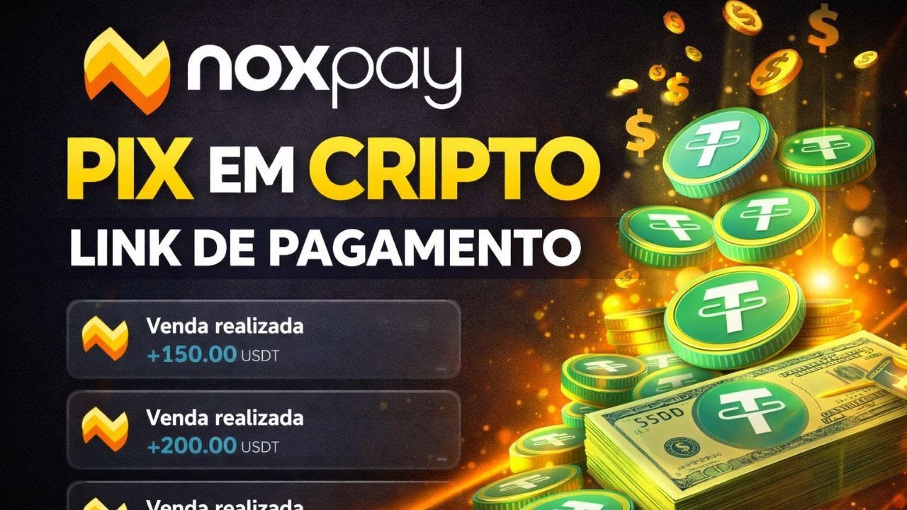 Como gerar link de pagamento que converte PIX em USDT | Noxpay Crossramp