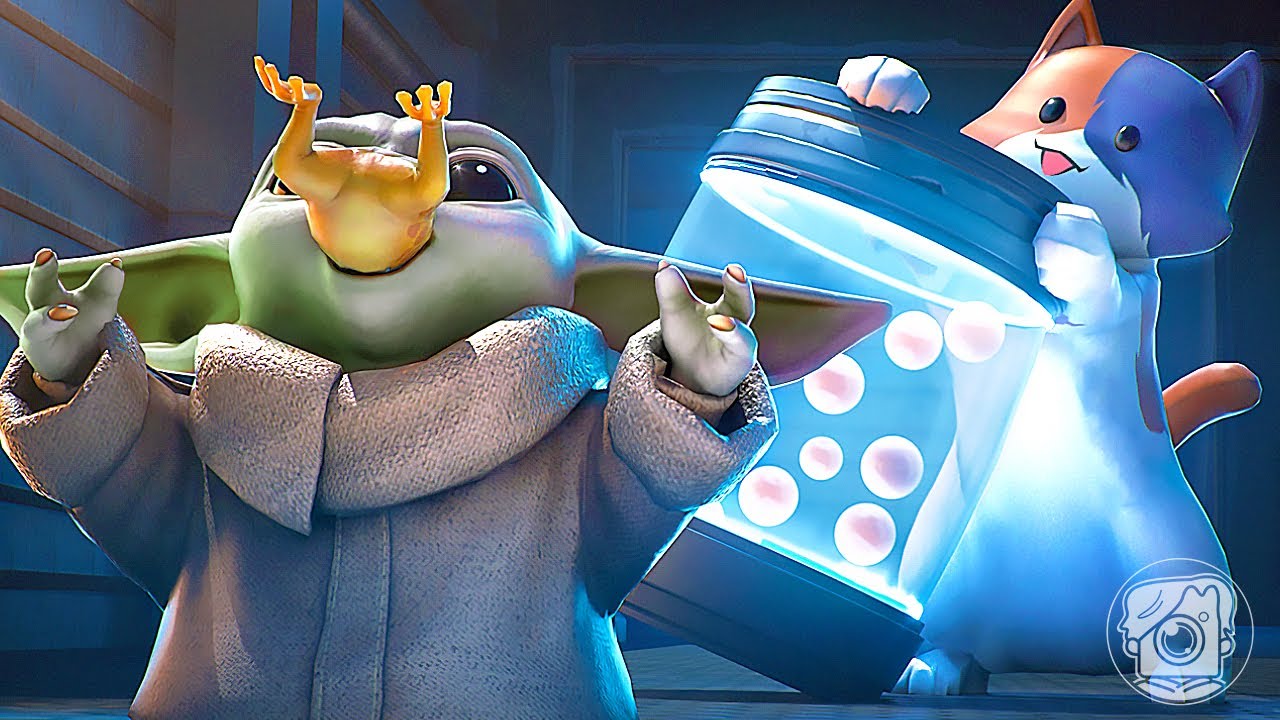 BABY YODA & KIT BECOME FRIENDS! (A Fortnite Short Film)