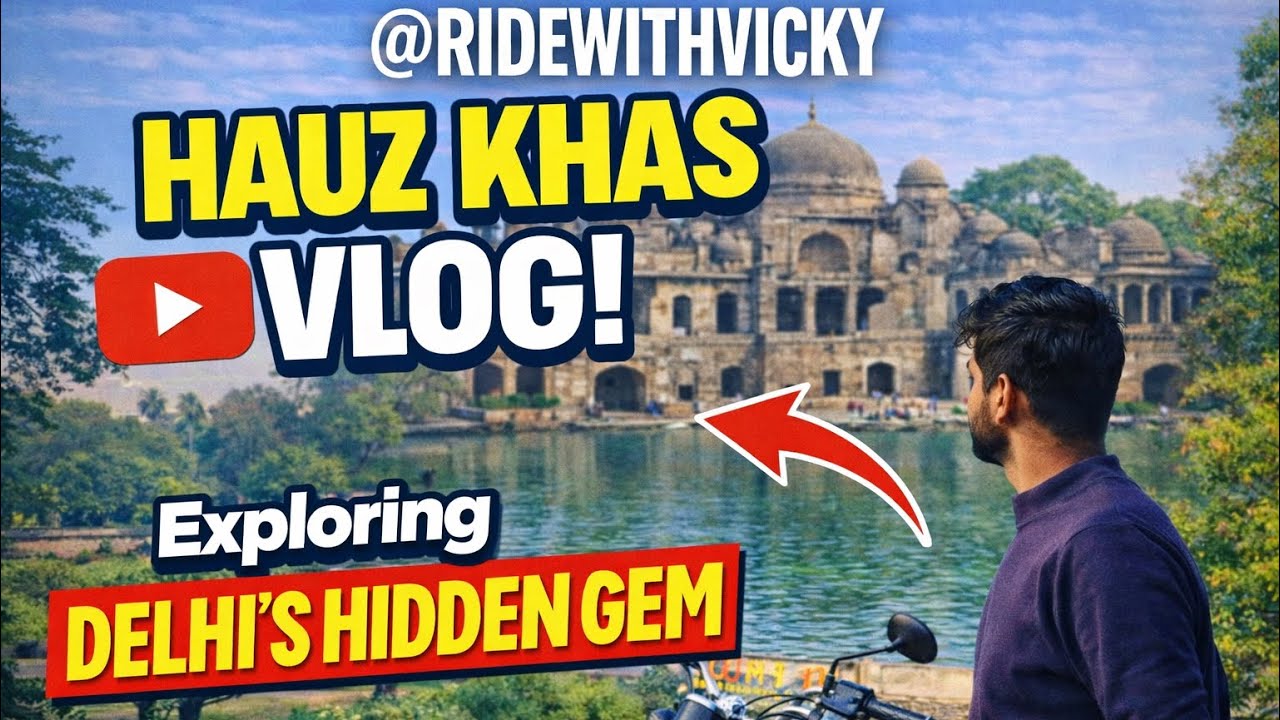 “Delhi Ka Most Happening Place? | Hauz Khas Vlog”😧😧😱
