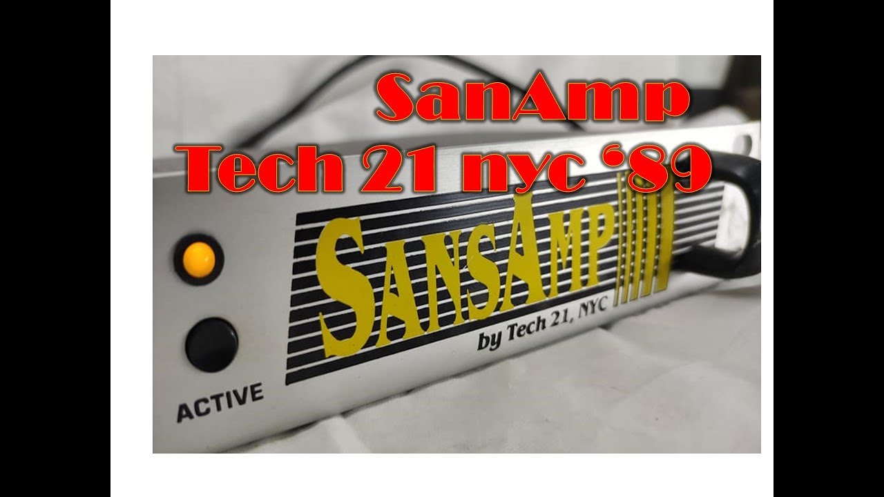 SansAmp tech21 nyc Rack mount PreAmp