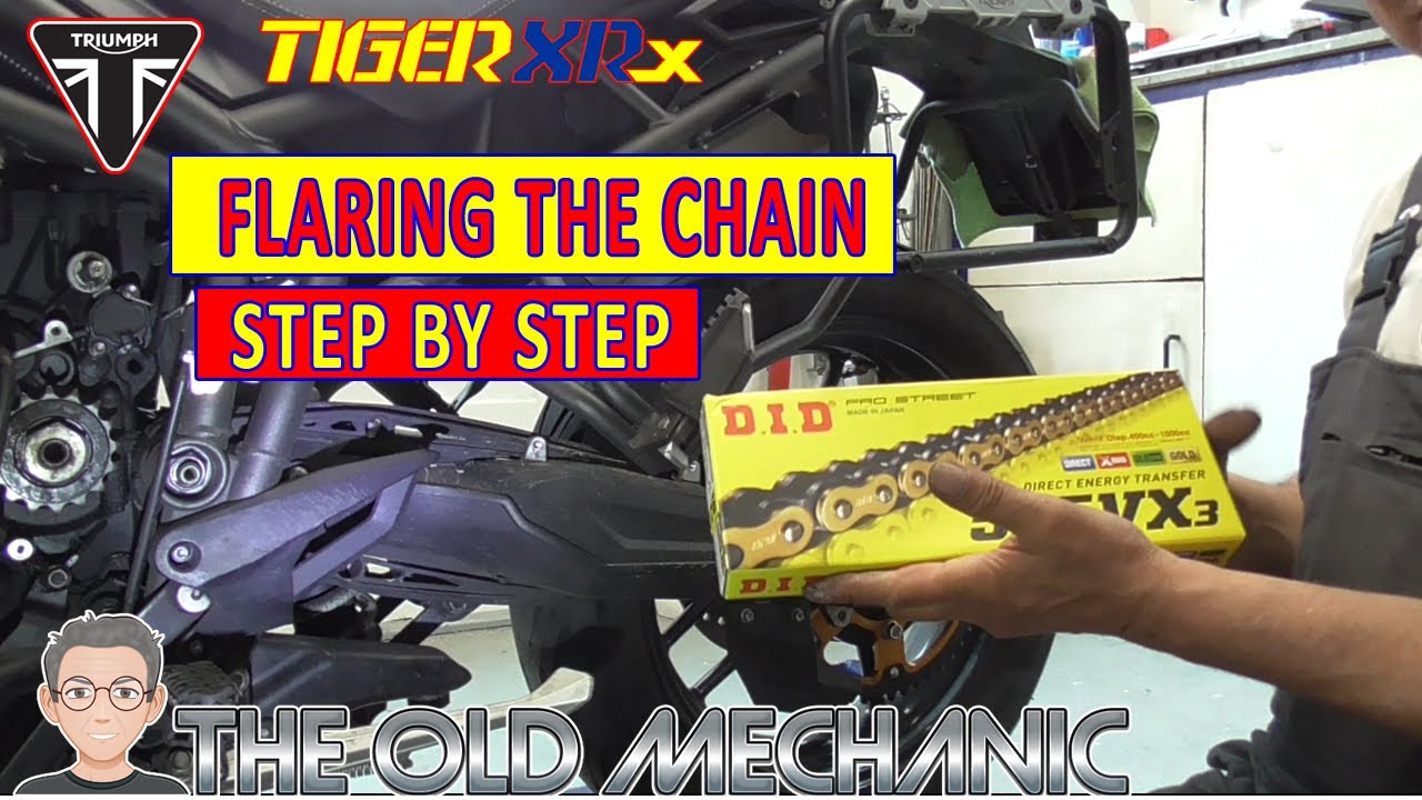 Triumph Tiger XRX NEW CHAIN & SPROCKETS (-SUPERSPROX STEALTH-) PART-3#4