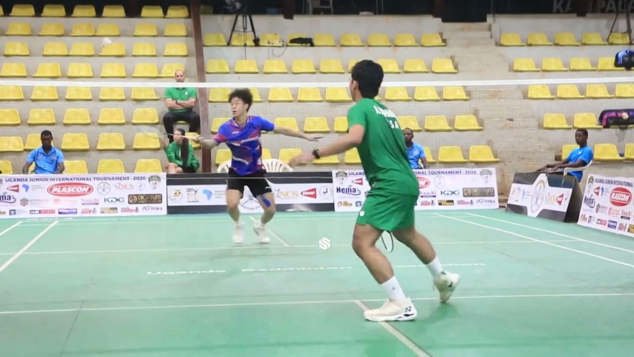 Uganda Junior international : Amer Mohammed defeats Lee Shawn 21-12, 23-21