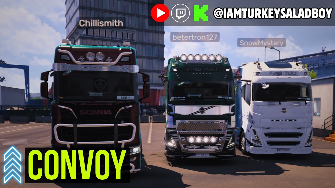 🔴 ETS2 Convoy Night &ndash; Triple Tuesday Truckin&rsquo; - ETS2 Livestream