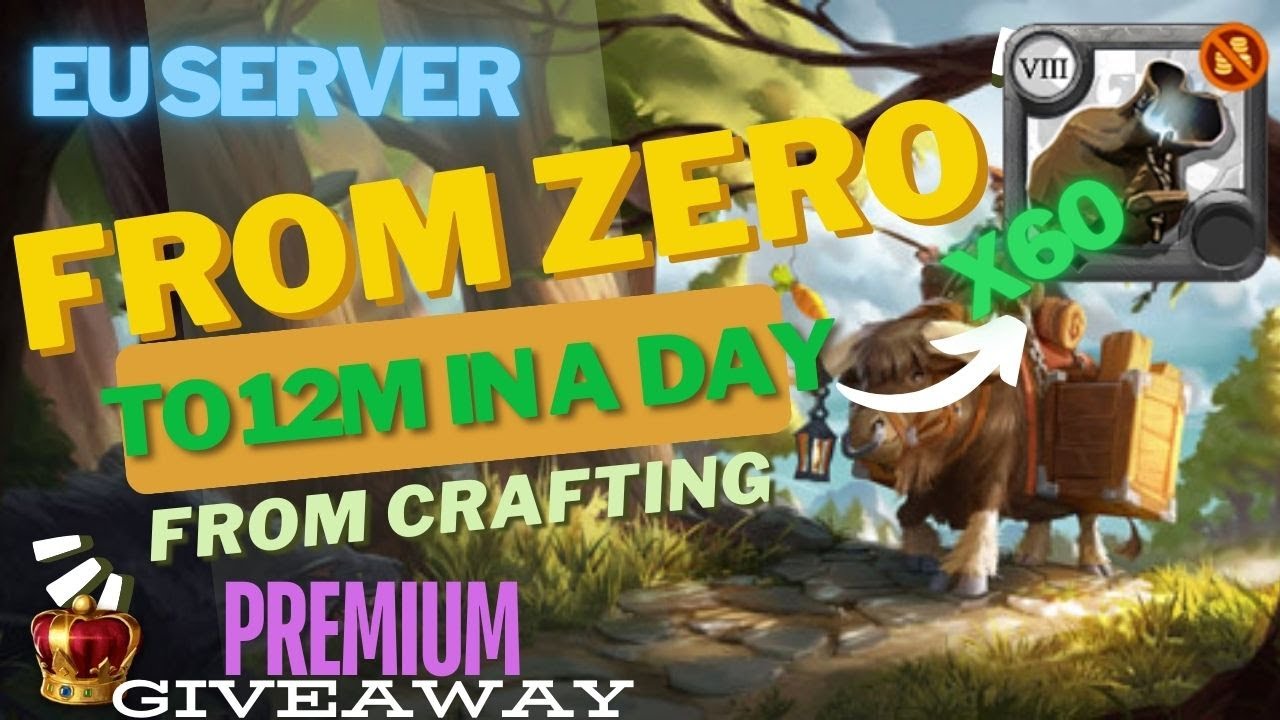 «От нуля до 12 миллионов серебра за один день: полное руководство по крафту в Albion Online!»