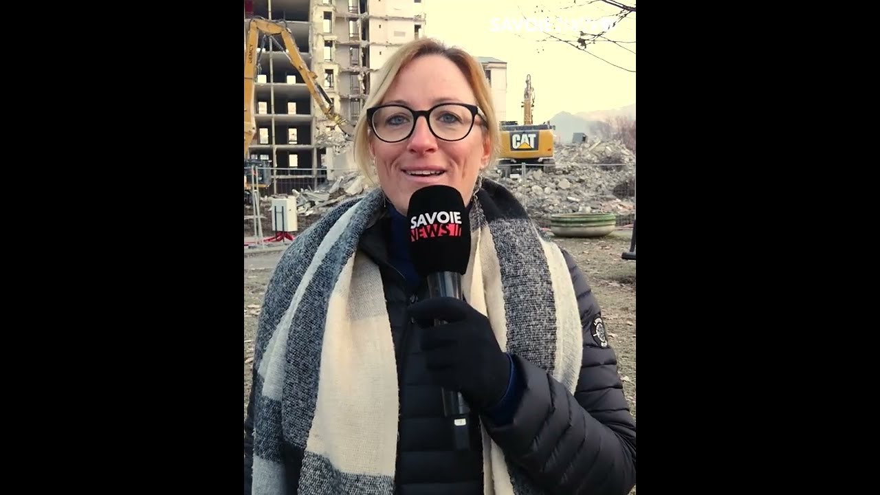 Albertville : Travaux de démolition au quartier de la Contamine