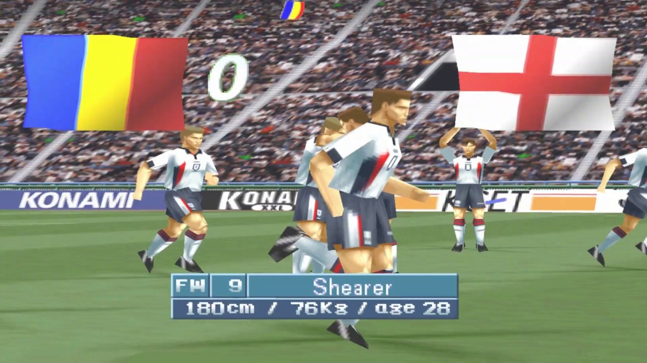 Winning Eleven 3 Final Version (English) - England 98 vs Romania 98