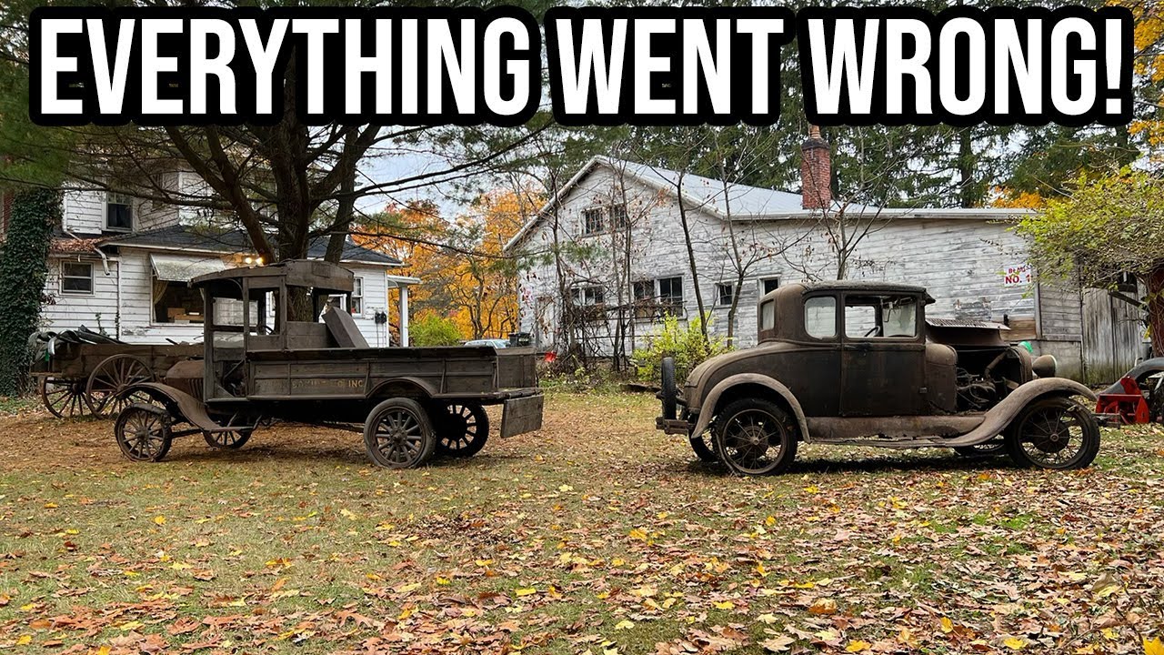 Мы купили Ford Model A с прицепом на аукционе и попытались отбуксировать его домой. Серьёзная неу...