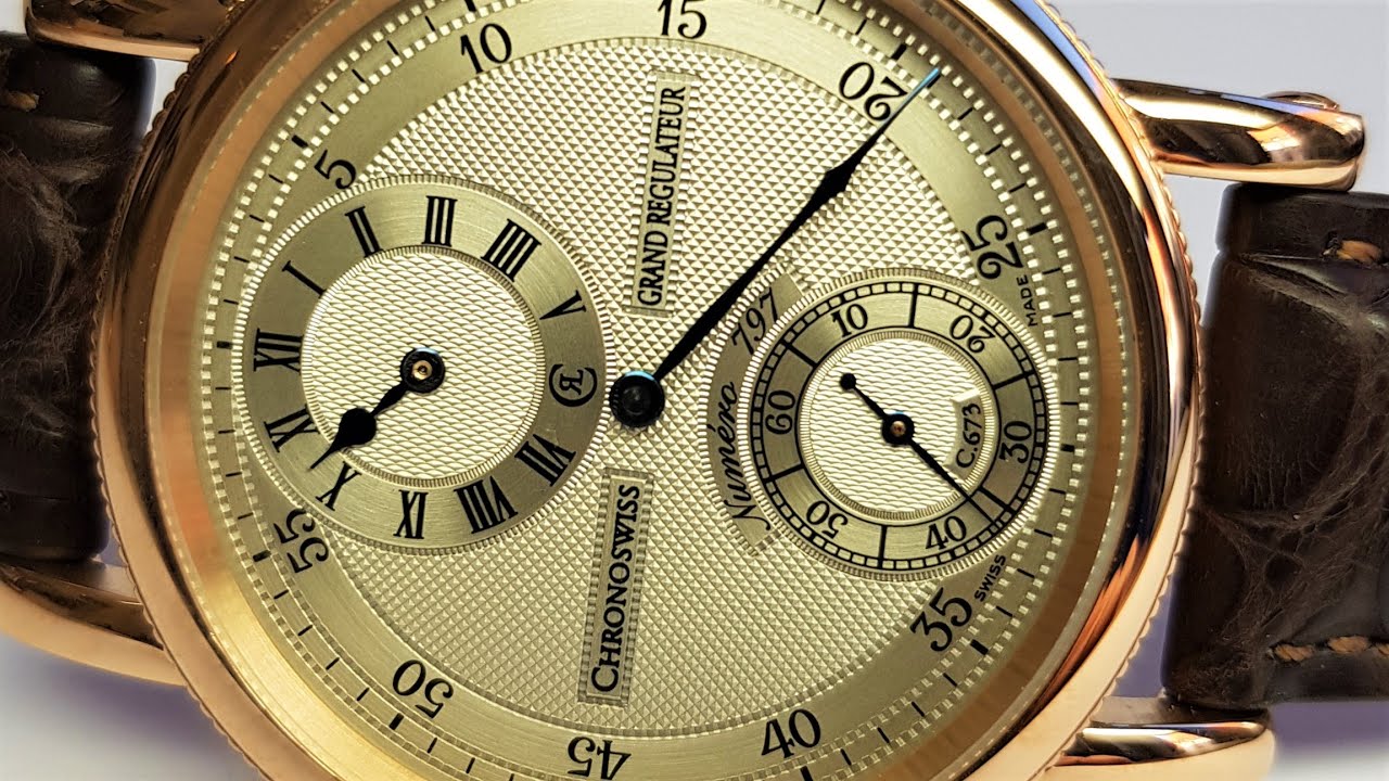 Chronoswiss Grand Regulateur Ref CH6721R - ETA 6498 - Blick ins Uhrwerk - movement functioning