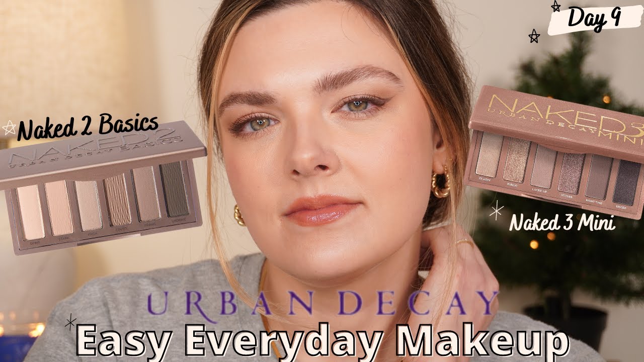 Палетки на 12 дней! Простой, естественный, повседневный макияж: Urban Decay Naked 2 Basics и Nake...