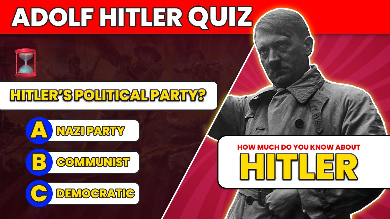 How Much Do You REALLY Know About Hitler? | Ultimate History Quiz
