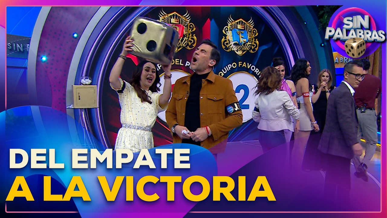 Sin Palabras🎲🕹️ | Una palabra les dio el empate y de ahí la victoria 😱 | Venga La Alegría