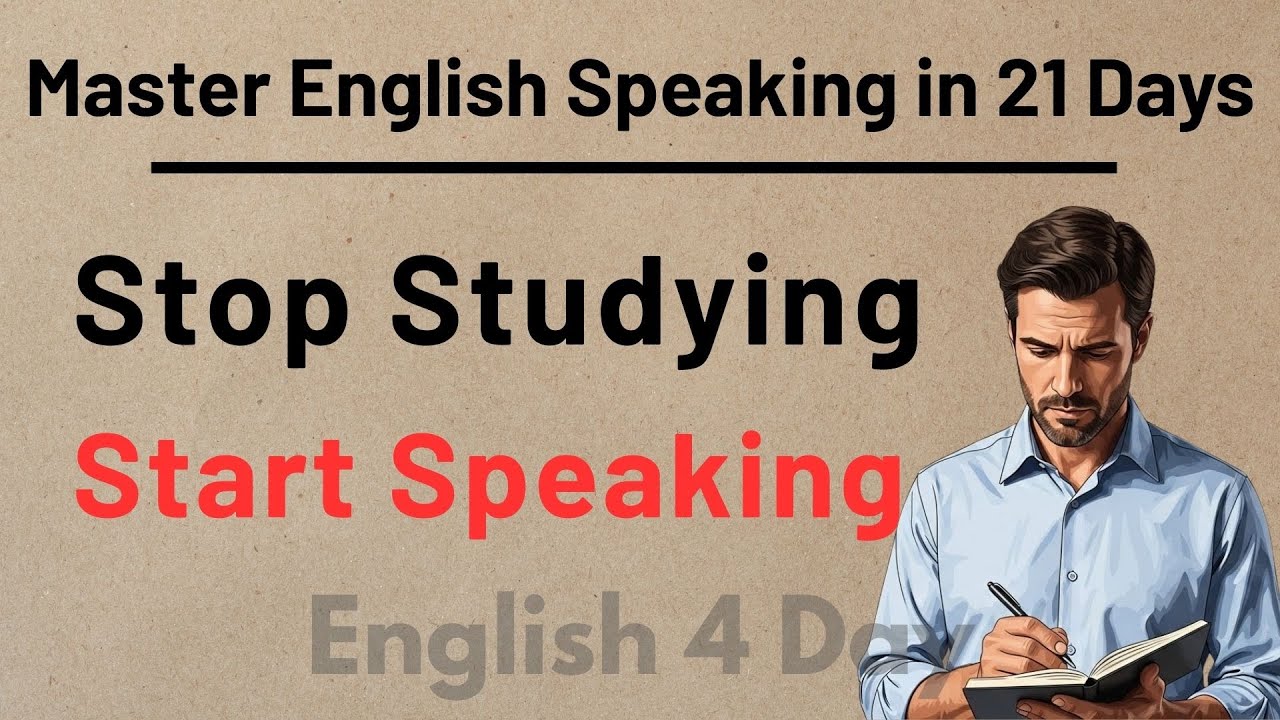 English Speaking in 21 Days  How to Speak English Fluently Fast