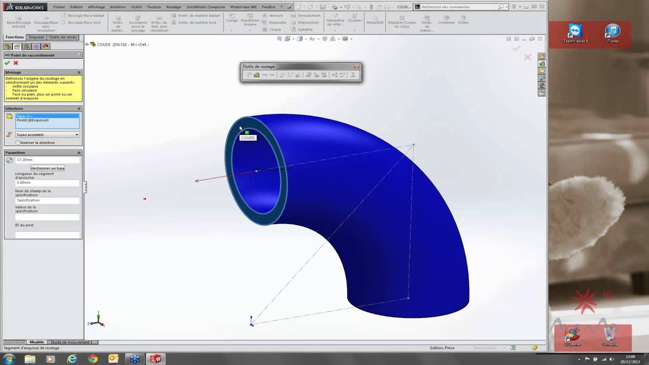 SolidWorks - Bibliothèque de tuyauterie | A-S3D