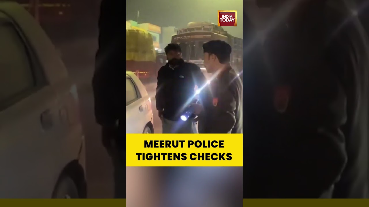 Meerut Police Tighten Vehicle Checks Ahead of #newyearcelebrations