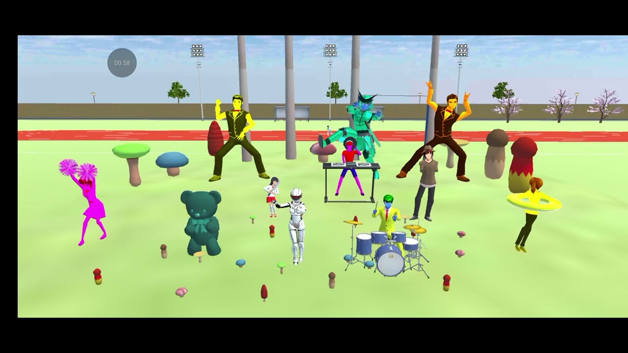 Mushroom island 11 minimal di sakura school similator my singing monster