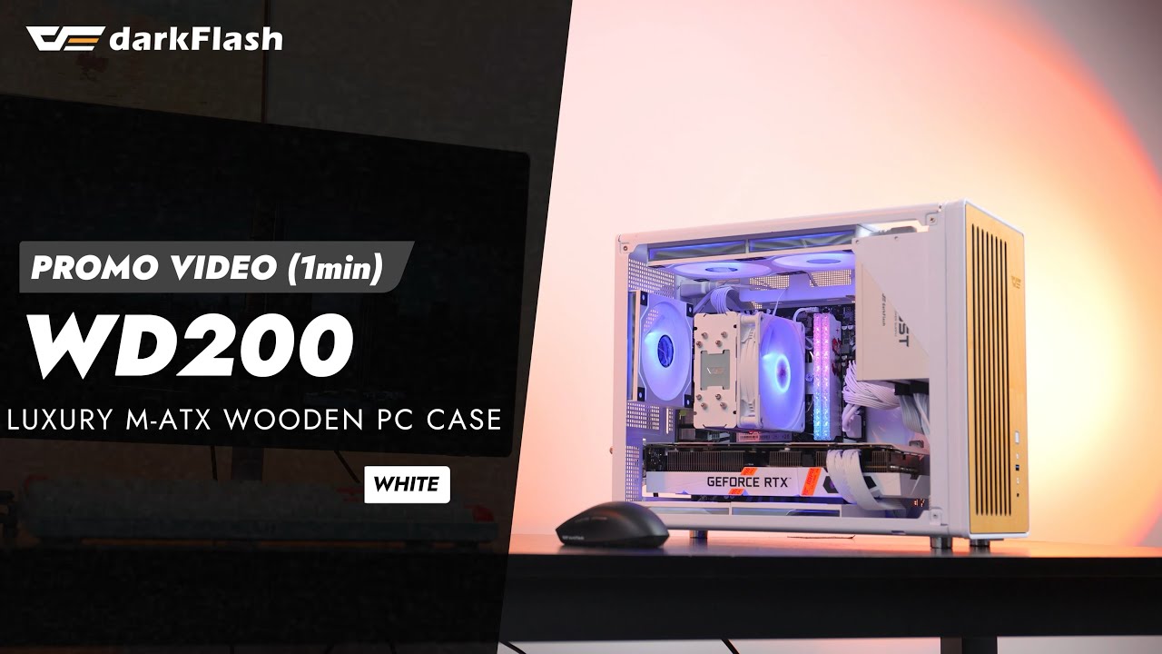 【darkFlash】WD200 M-ATX PC Case Showcase