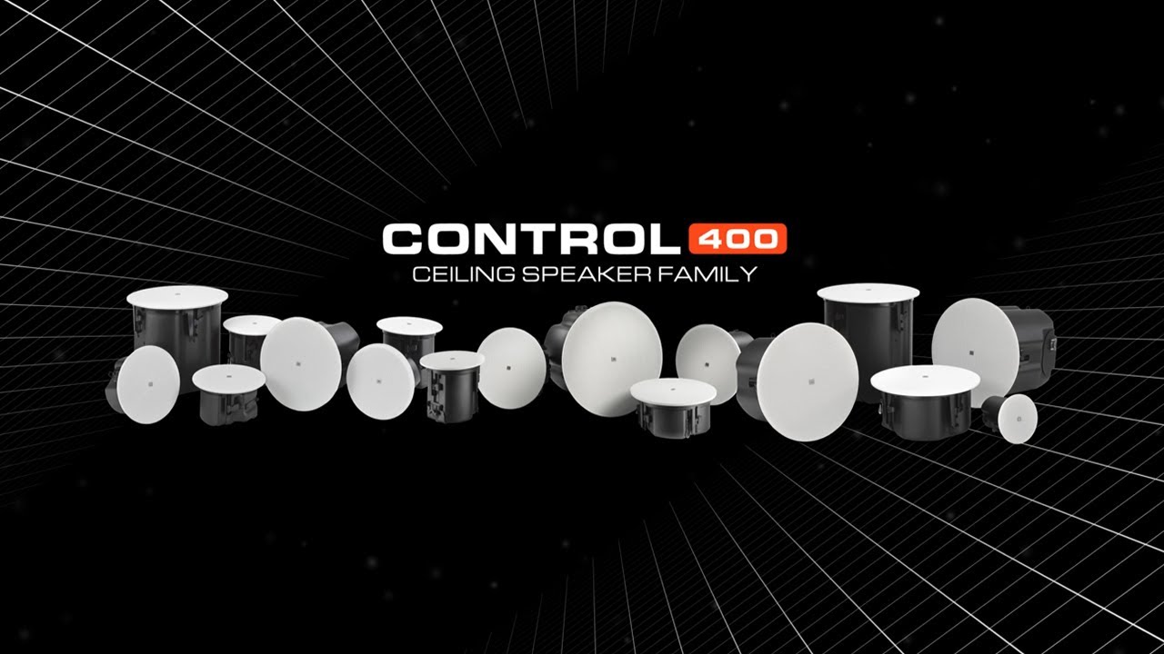 JBL Control 400 Series Ceiling Speakers Launch Announcement | Standard, Enhanced & Premium Coverage