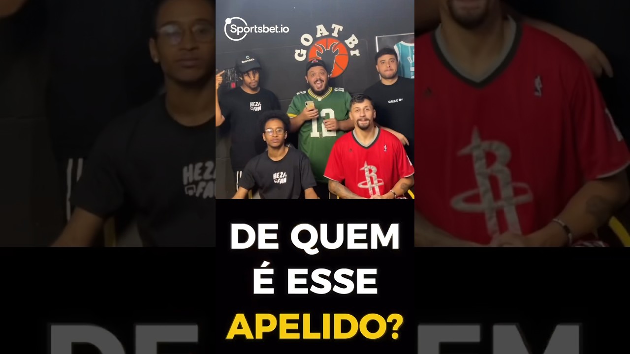 De quem &eacute; esse apelido? #nba #basquete #shorts -#fyp #apelido #goatbr