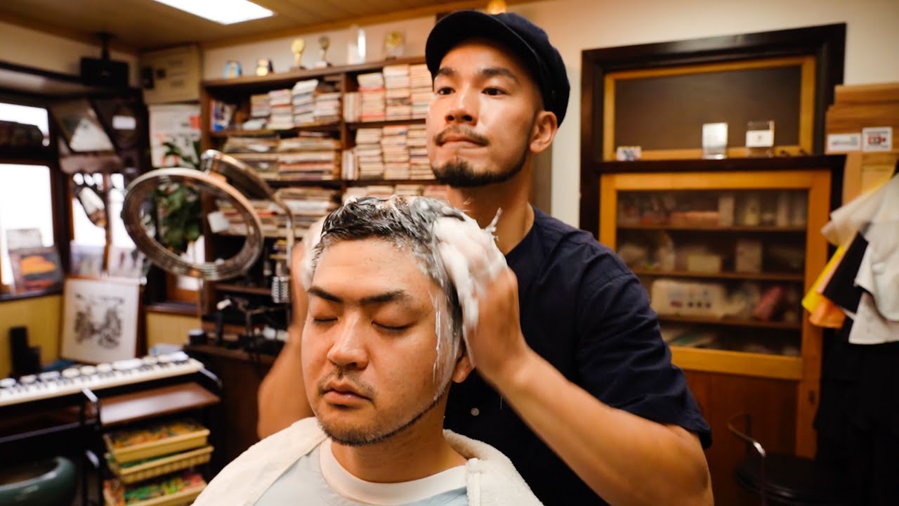 💈🇯🇵葉山の老舗理容店「山口理容店」で味わう4代目の力強く繊細なシャンプー&ヘッドマッサージ、理髪紳士の調髪ルーティーン