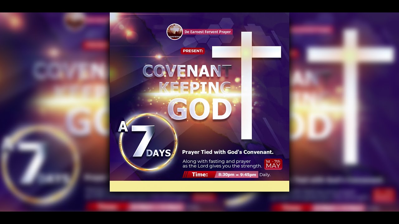 How to Design a Church Flyer | Covenant keeping God