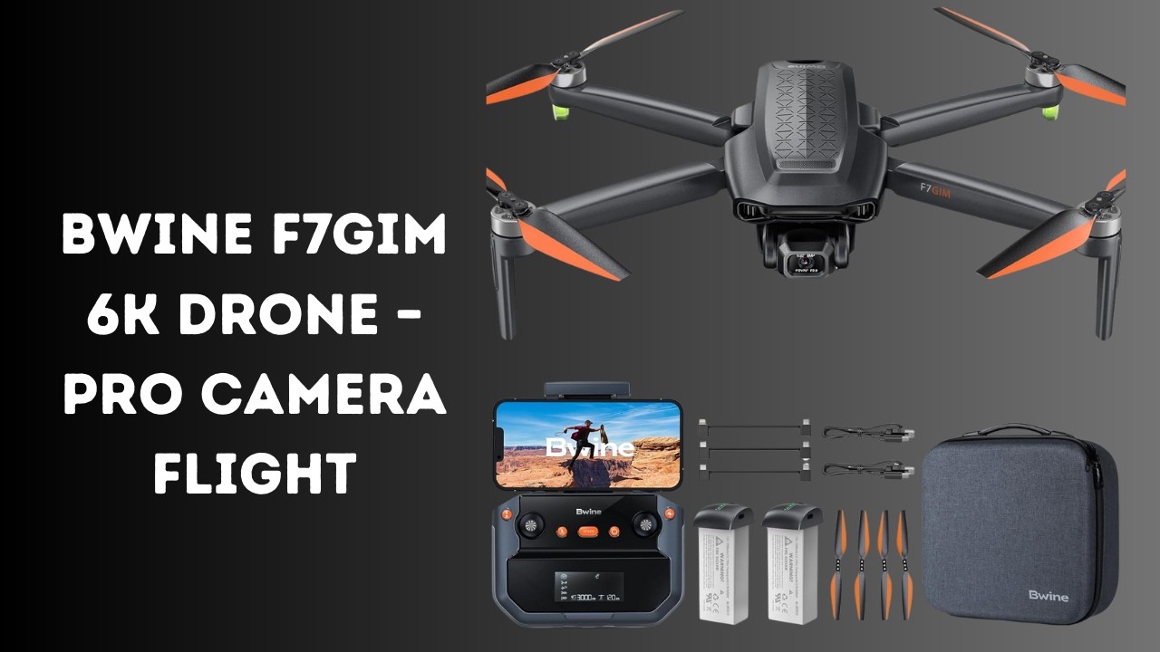 Capture Stunning 6K Aerial Shots with GPS Smart Drone – Bwine F7GIM Review