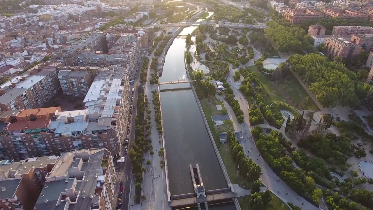 Мадрид Рио съемка дроном HD