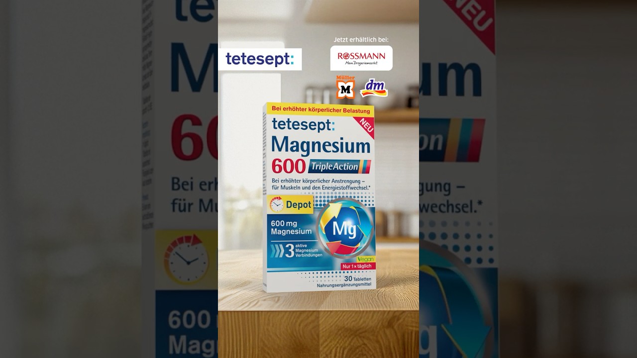 tetesept Magnesium 600 Triple Action
