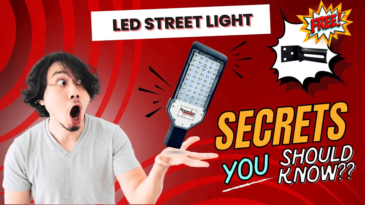 Dreamlux LED Street Light | Lens Technology | 18W&ndash;300W | OSRAM Chips | IP66 Waterproof | Wall Clamp