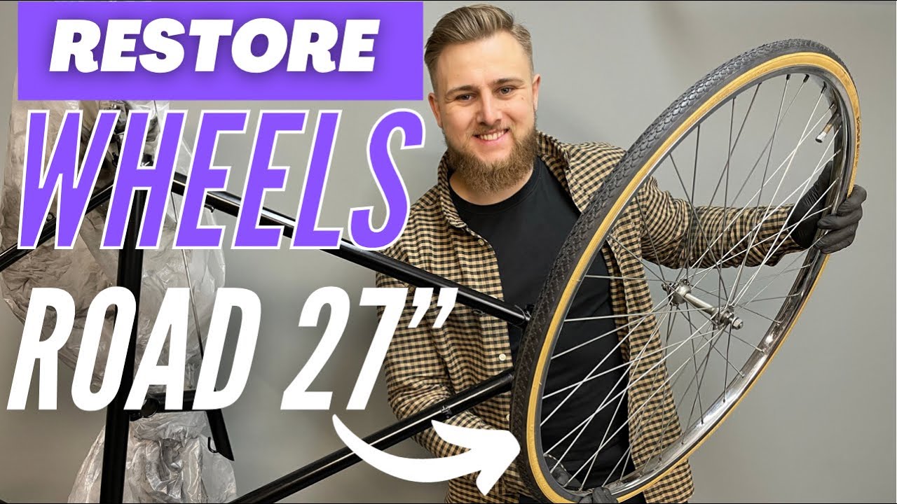 [ASMR] Bicycle Wheels Full Rebuild | Vintage Steel 27” Restoration